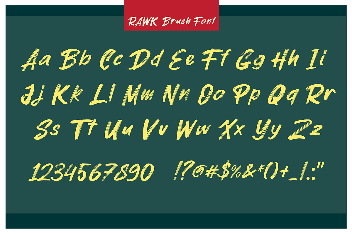 ROCK on RAWK | SVG Font Duo preview 2
