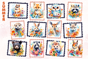 Seasons Woodland Animals Bundle, an Animal Illustration by Whimsy & Wishes (Thumbnail 4 of 7)
