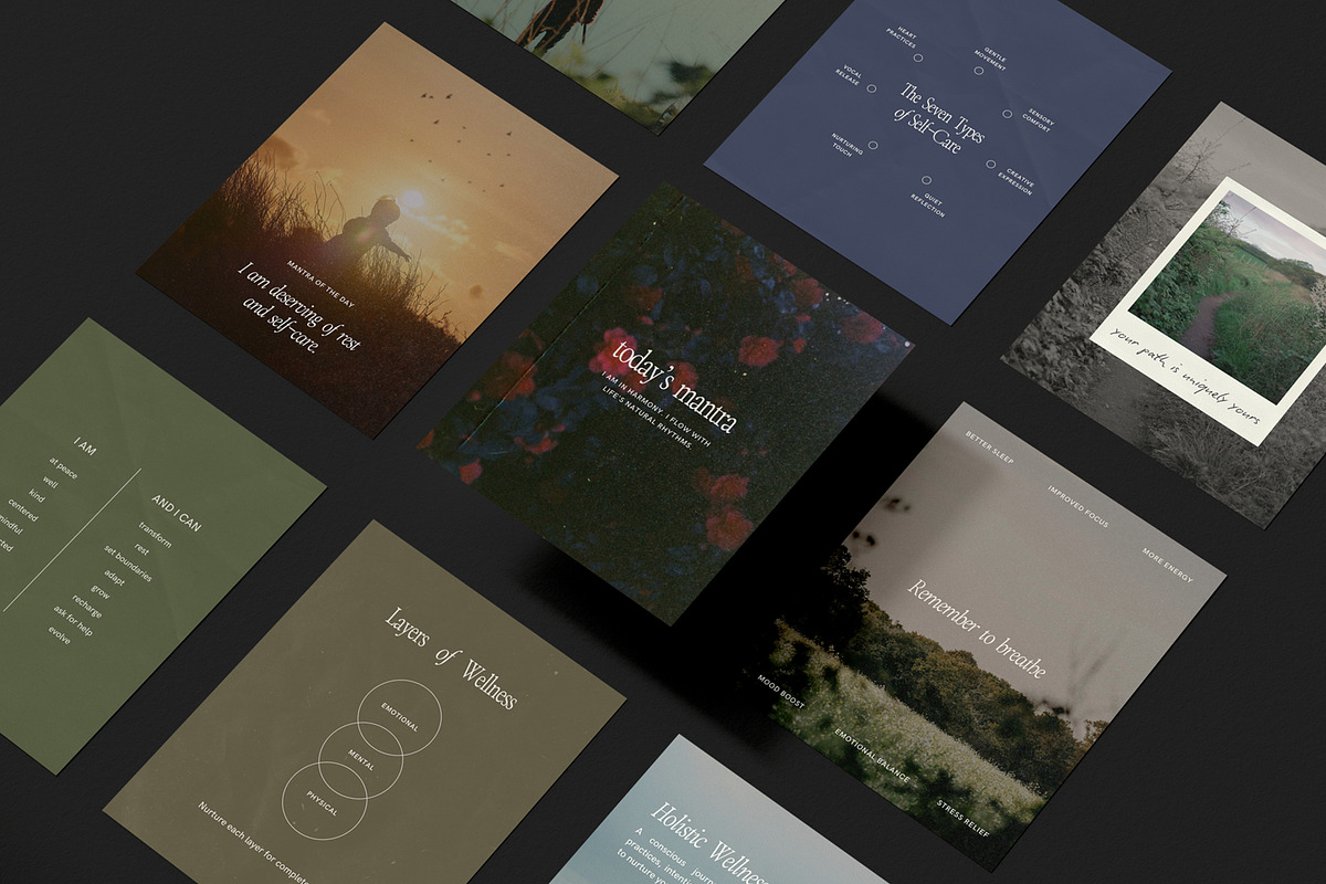 Holistic Wellness Template - Canva, a Social Media Template by Willoe Studio (Photo 11 of 11)
