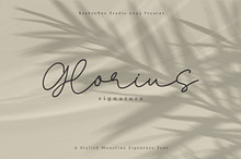 Glorius - Signature Font