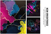 Neon Brushtrokes, a Decorative Illustration by Digital Art Creations (Thumbnail 4 of 7)