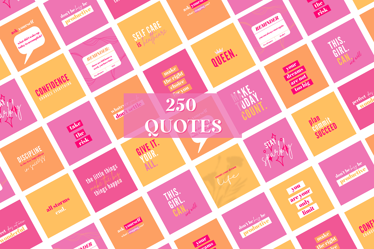 Bright Colorful Instagram Templates, a Social Media Template by Oh So Social Boutique (Photo 7 of 7)