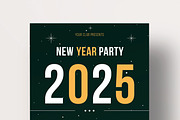 New Year Party Flyer Layout, a Flyer Template by MightyDesign (Thumbnail 2 of 8)