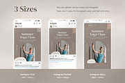 Yoga Instagram Template, a Social Media Template by Vulpixels.studio (Thumbnail 3 of 11)