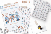 Robots watercolor collection, an Animal Illustration by Marina Ermakova (Thumbnail 9 of 10)