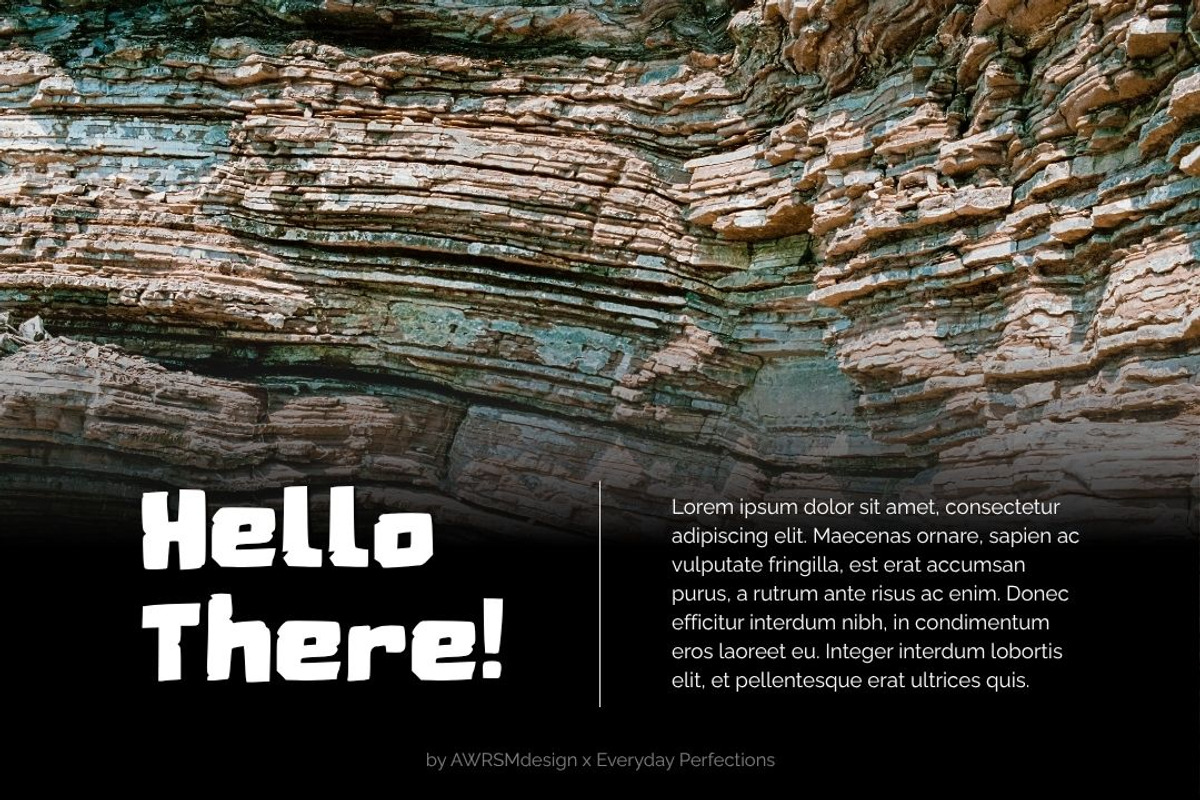 Cropos | A Bold Decorative Font, a Handwritten Font by Everyday Perfection (Photo 3 of 5)