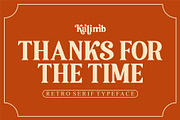 Kalimb - Retro Serif Typeface, a Serif Font by Bentype Studio (Thumbnail 7 of 7)