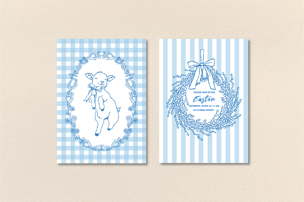 Vintage Spring Farm & Easter Clipart, a Seasonal Illustration by VerAna (Photo 11 of 19)