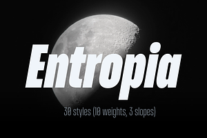 Entropia — condensed geometric sans