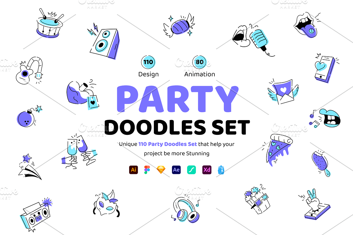 Animated Party Icons