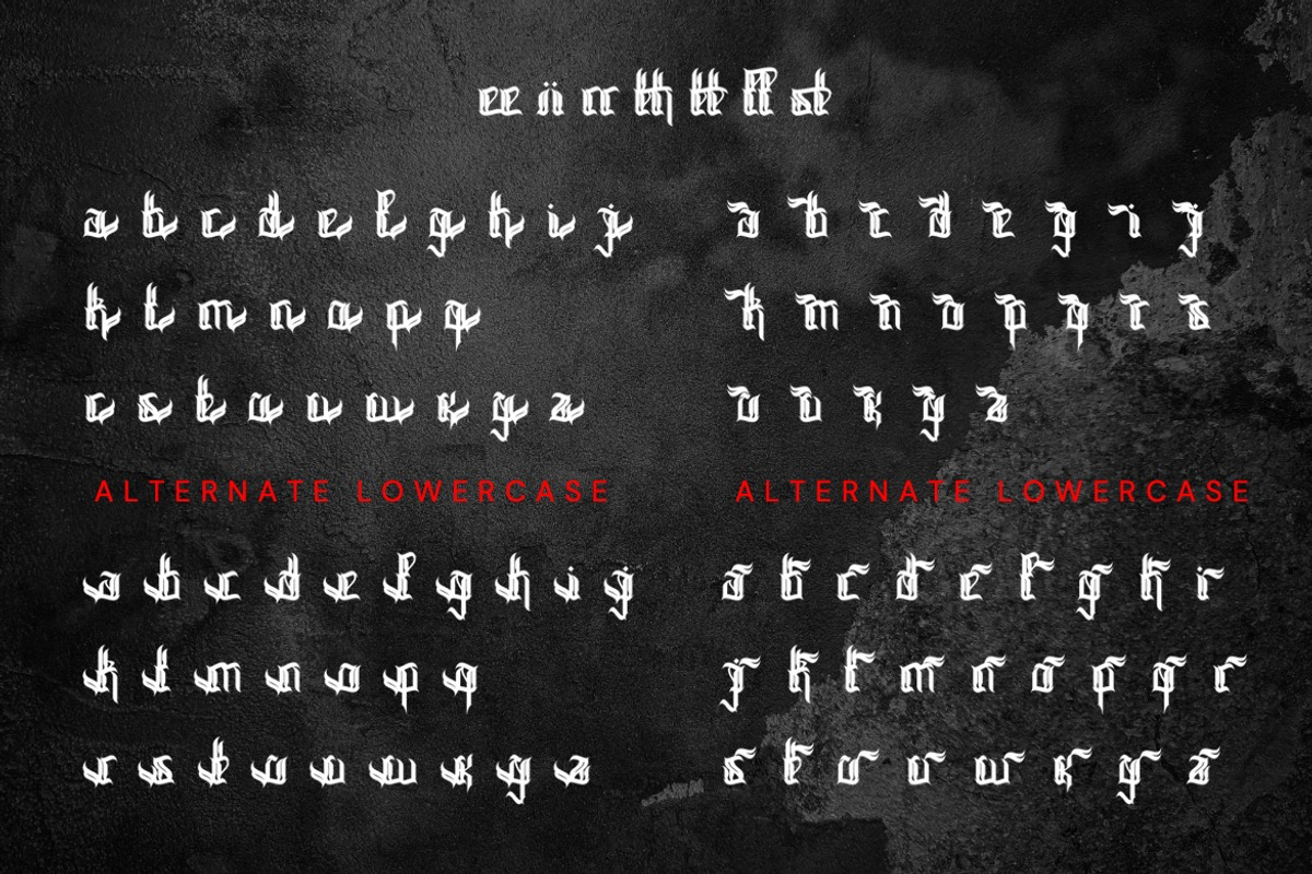 Backeys - Modern Blackletter Font, a Blackletter Font by Dhabee (Photo 7 of 17)