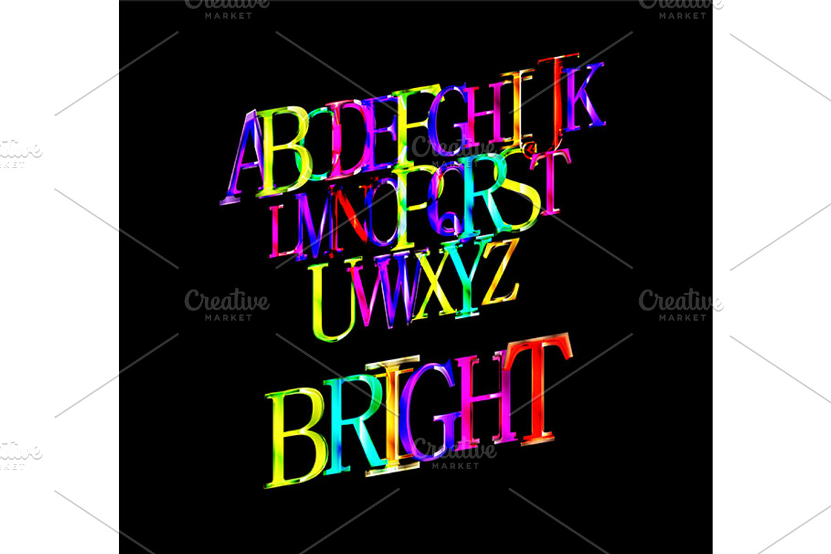 Childish capital letters., a Graphic by Aromeo (Photo 2 of 2)