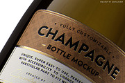 Champagne Bottle Mockup V2, an Advertising Mockup by HexenDesigns (Thumbnail 9 of 12)