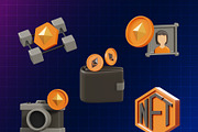 NFT 3D Icons, an Object 3D Model by Rakata Studio (Thumbnail 2 of 6)