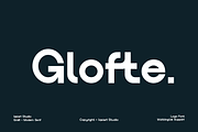 Glofte - Modern Logo Font, a Sans Serif Font by Iqsiart Studio (Thumbnail 1 of 12)