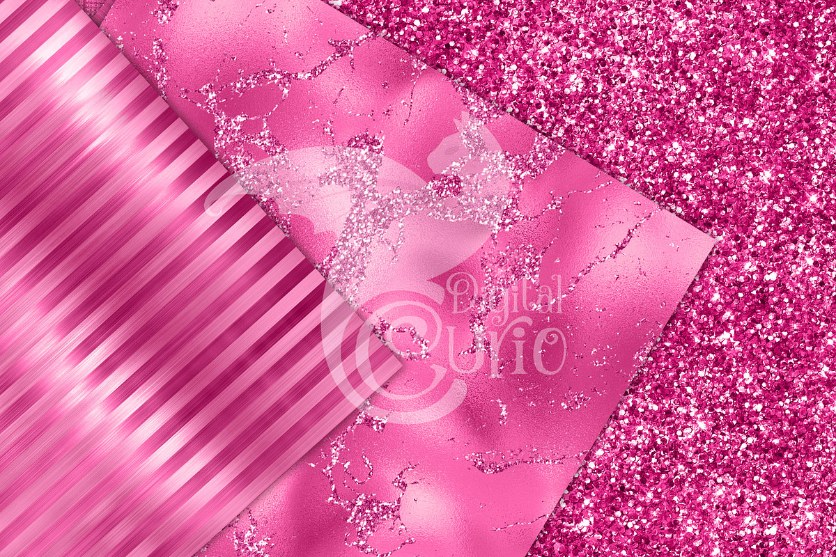 Luxury Hot Pink Textures, a Texture Graphic by Digital Curio (Photo 7 of 9)