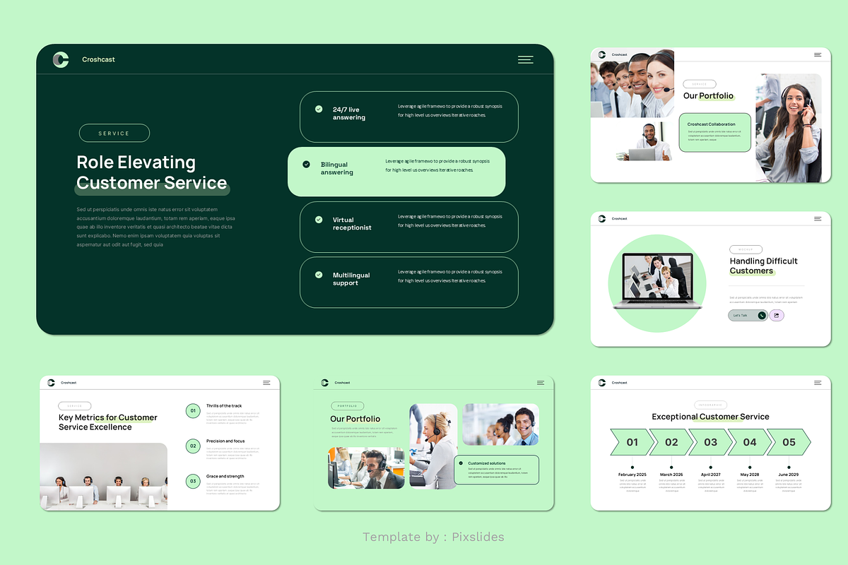 Custome Service Keynote, a Presentation Template by Pixslides (Photo 4 of 4)