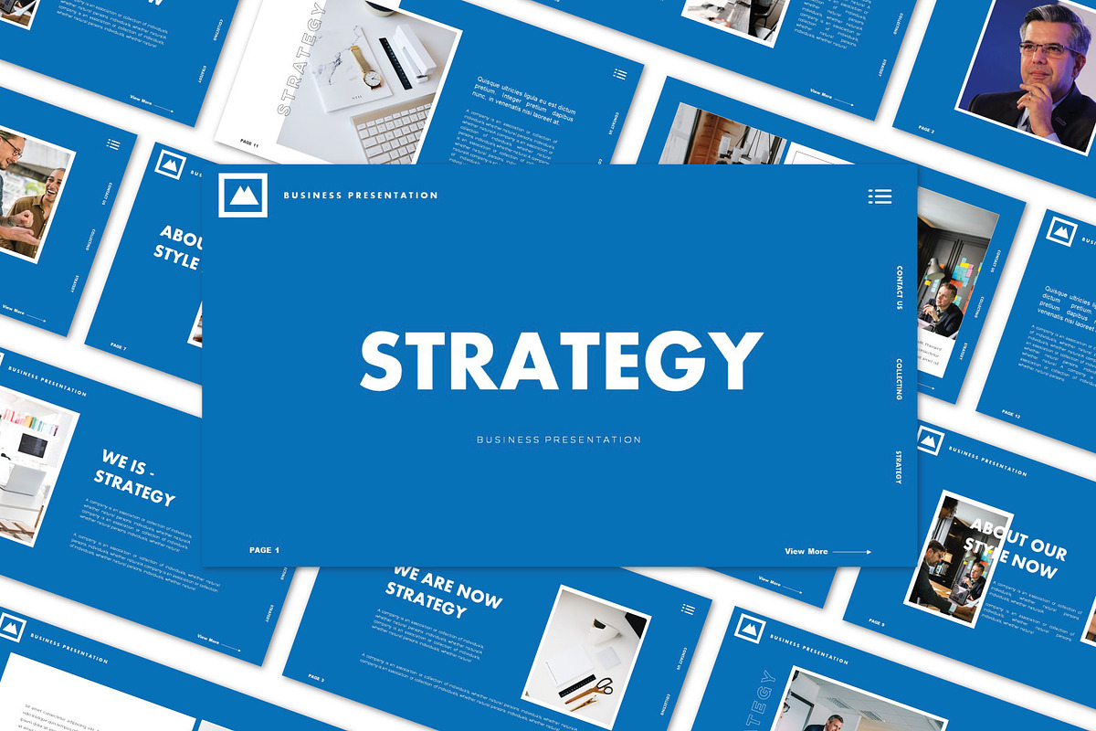 STRATEGY - Powerpoint Template, a Presentation Template by Barland Design (Photo 1 of 9)