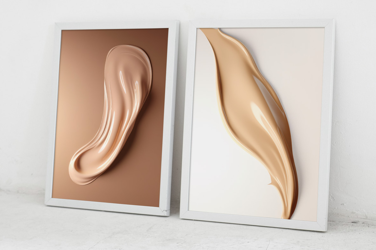 Beige viscous liquid. 38 images, a Background Graphic by Handmadefont (Photo 10 of 10)