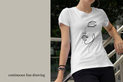 Woman Face Continuous Line Drawing, a Person Illustration by Anastasiia_Dzhioeva (Thumbnail 1 of 2)