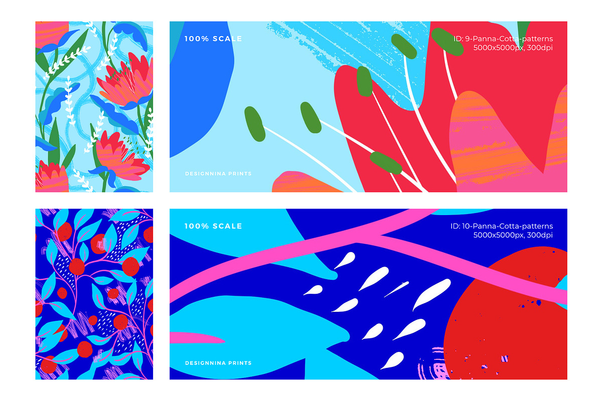 Panna Cotta Seamless Patterns, a Pattern Graphic by Designnina Shop (Photo 9 of 12)