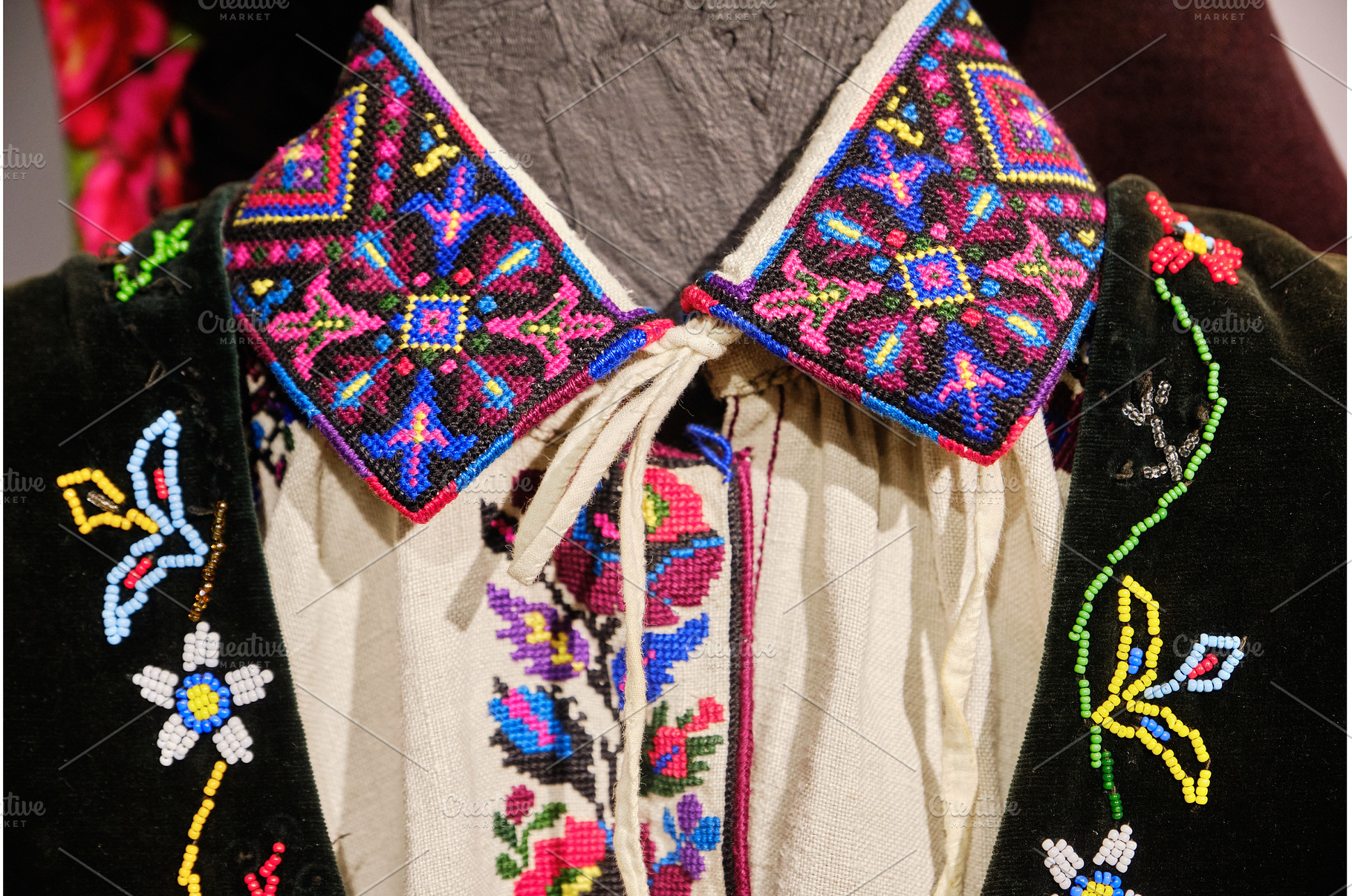 detailed close-up of the collar and, an Arts & Entertainment Photo by Rohan Photography