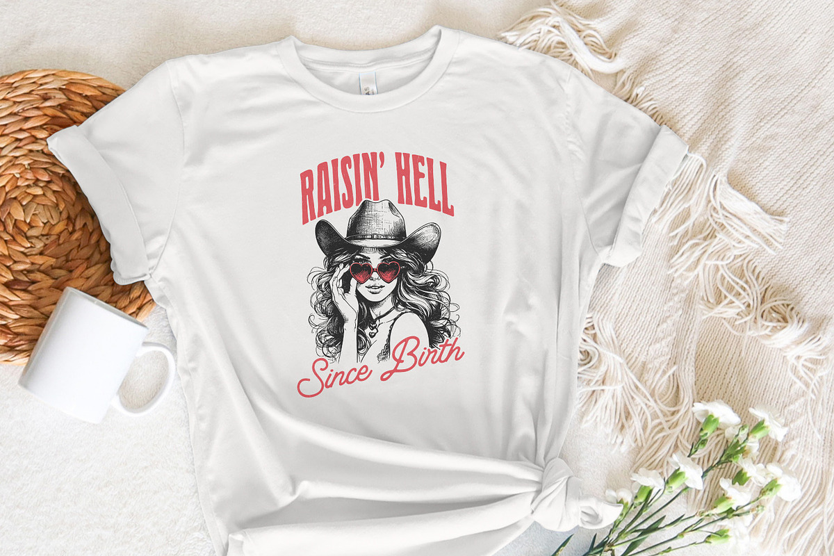 Raising Hell Since Birth PNG, Retro, an Illustration by SharpMarketplace (Photo 5 of 9)