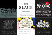 Big Bundle Alphabet & Numbers, a Symbol Font by PREMIUMVECTOR (Thumbnail 2 of 12)