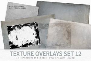 Texture Overlays Set 12, a Texture Graphic by rileyBgraphics