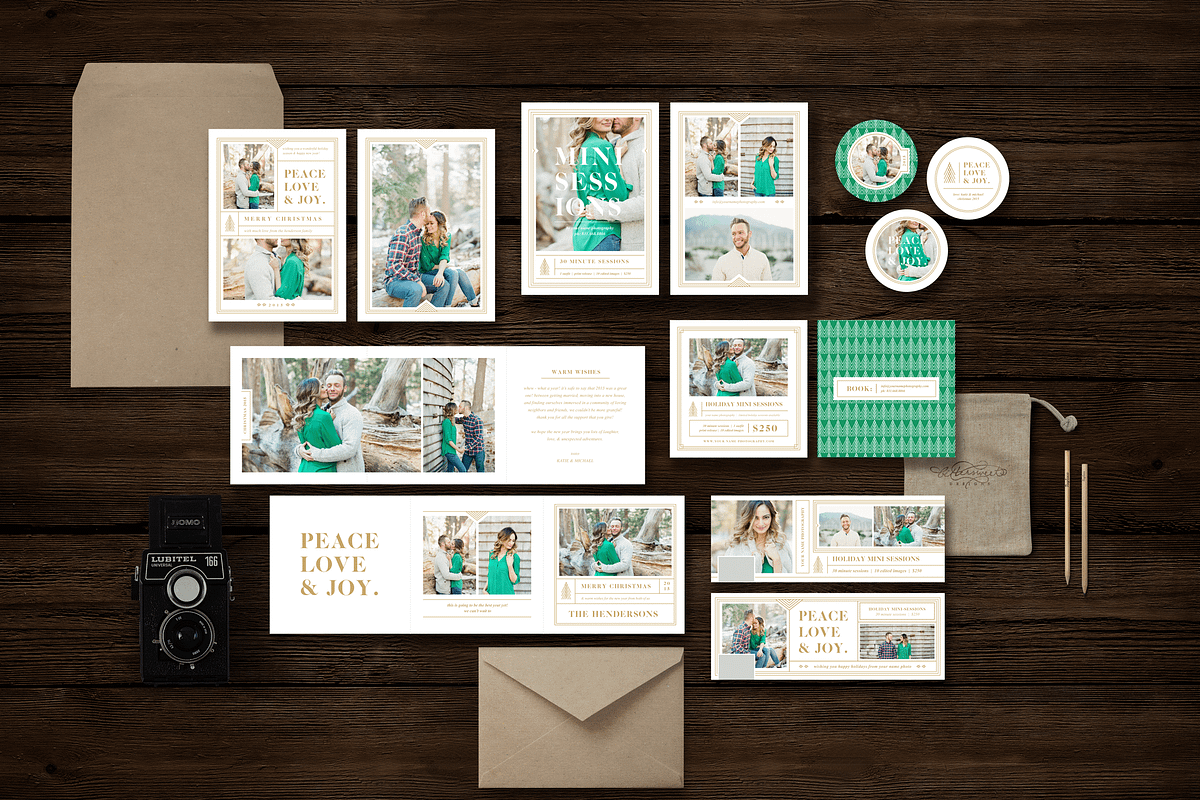 Holiday Mini Session Templates, a Flyer Template by roselindoco (Photo 1 of 5)