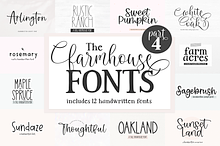 Farmhouse Font Bundle | Part 4