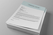 2 Pages Clean Resume CV - Pandora, a Resume Template by SNIPESCIENTIST (Thumbnail 3 of 4)