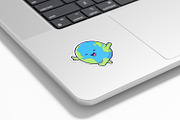 Cute Round Earth Cartoon Vector Icon, an Object Illustration by tkzgraphic (Thumbnail 3 of 3)