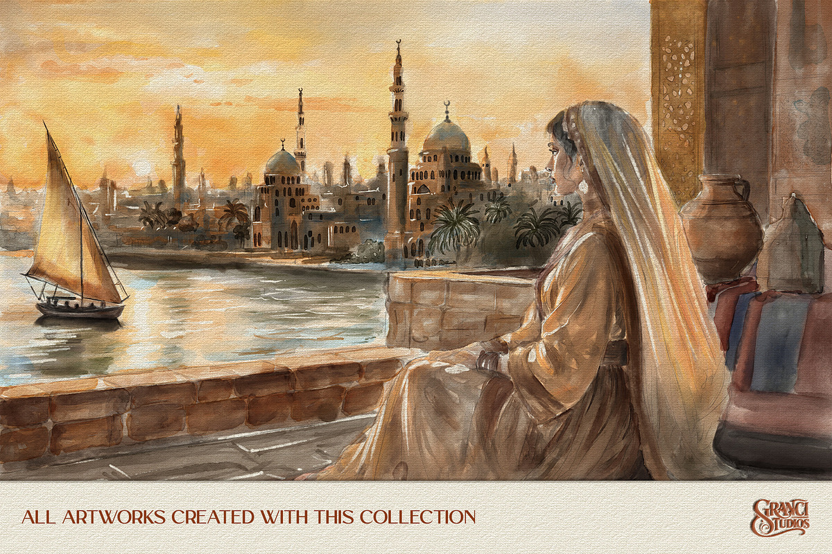 Real Watercolor Procreate Brushes, a Brush Add-On by GRANCI STUDIOS (Photo 2 of 12)