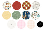 Homemade Cookies Watercolor, a Food Illustration by Bridgett Stahlman Design (Thumbnail 4 of 8)