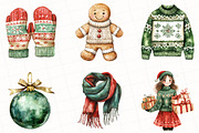 Christmas Polar Lights Clipart, an Illustration by OK Design (Thumbnail 3 of 5)