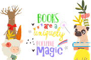 Animals Sitting On Stacks Of Books, an Education Illustration by Maria Starus (Thumbnail 2 of 3)