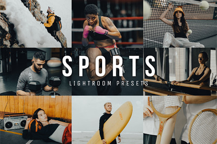 Sports / Athletic lightroom presets, a Preset Add-On by Presets store