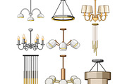 Various decorative chandeliers and, an Object Graphic by pikepicture (Thumbnail 2 of 3)