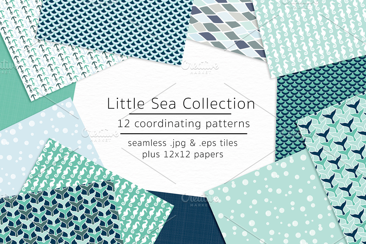 Little Sea - vector & jpg