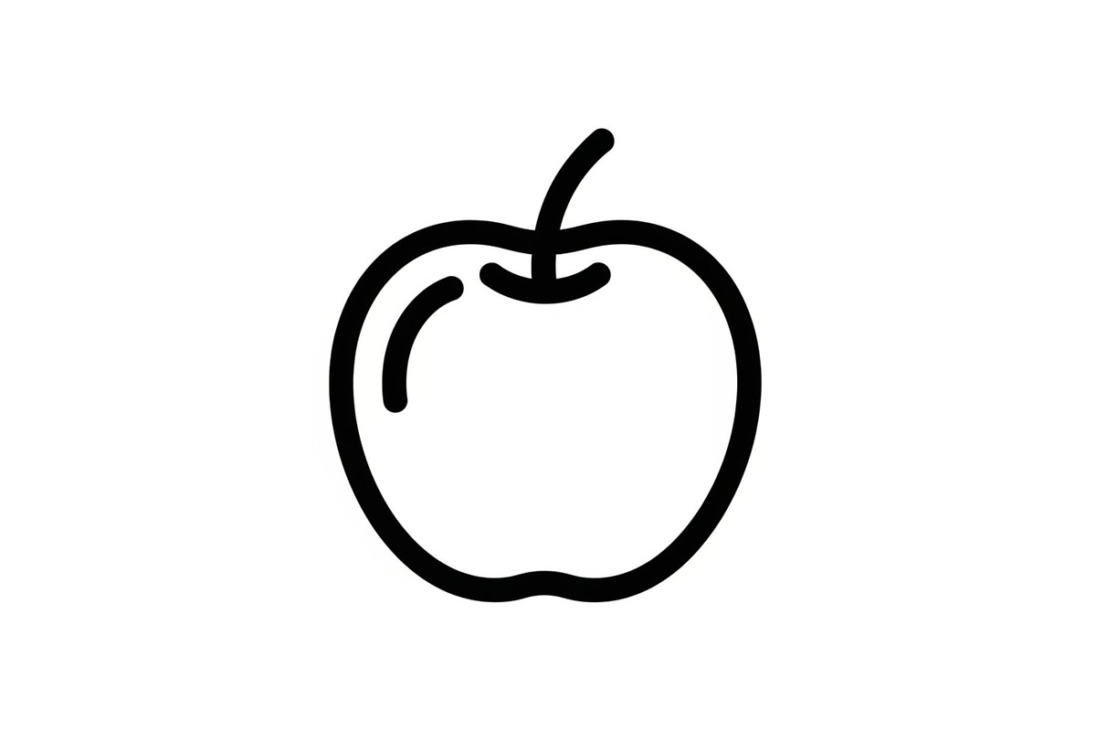 Apple Fruit Vector Icon Bundle, an Illustration by musafir_fashion (Photo 40 of 49)
