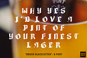 Brush Blackletter - Hand Drawn Font, a Blackletter Font by CC CREATIVE CO (Thumbnail 6 of 9)
