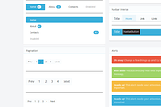Bootstrap 3.0. RC2 theme white-blue, a Bootstrap Template by Bootstraptor (Thumbnail 3 of 5)