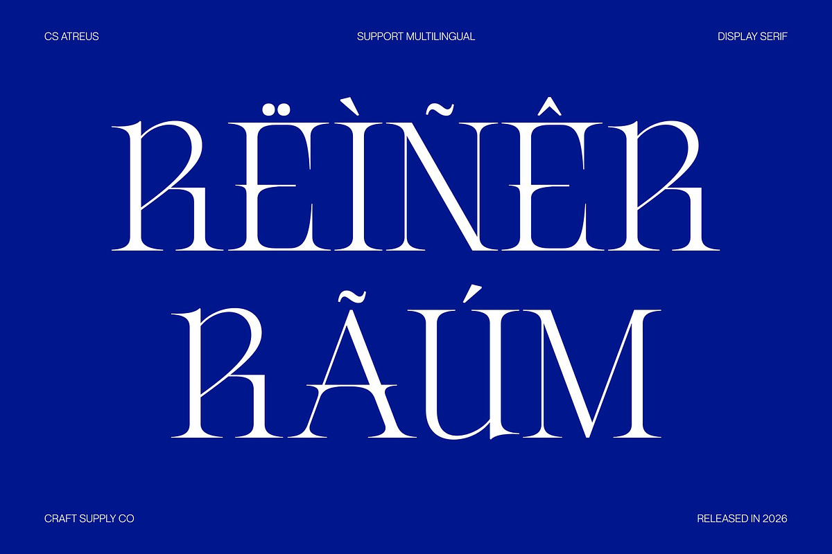 CS Atreus – Modern Serif Font, a Serif Font by Craft Supply Co. (Photo 7 of 8)