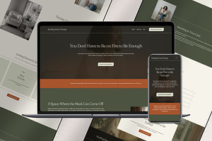 One Page Therapist Website