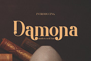 Damona, a Sans Serif Font by Flawless And Co (Thumbnail 1 of 12)