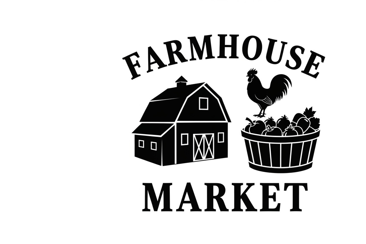 Modern farmhouse decor silhouette, an Illustration by Amazin_art (Photo 13 of 35)