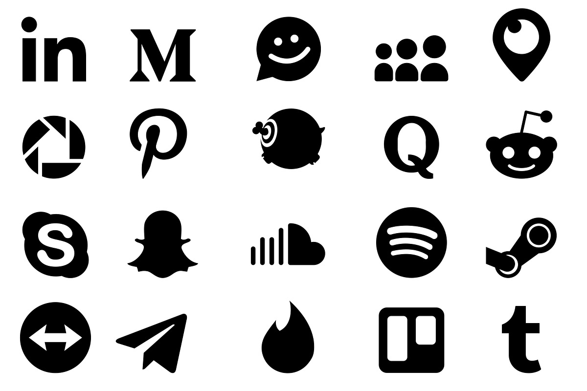 Icon Pack: Social Media Pack, an Icon by soglamun (Photo 2 of 4)