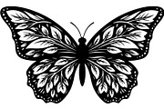 Beautiful Butterfly Silhouette, an Object Graphic by Designer_Momina (Thumbnail 15 of 20)