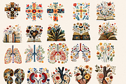 FOLK MEDICAL CLIPART PACK, an Education Illustration by Daring Digies (Thumbnail 3 of 9)